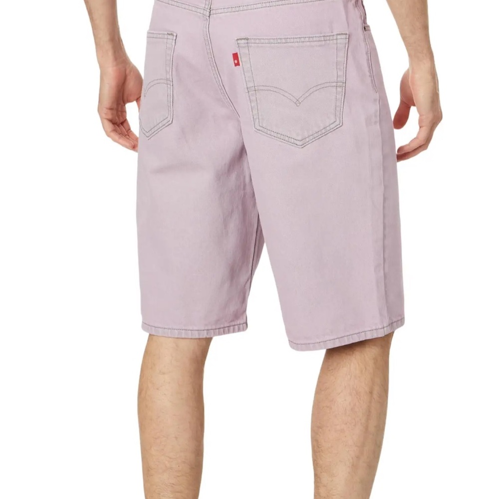 Levi’s 469 Loose Shorts Men W36 Lavender 12” Inseam Cotton MSRP $49.50 NWT - Picture 2 of 5